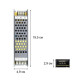 Блок живлення BIOM Professional DC12 150W BPU-150 12,5А (00-00010152)