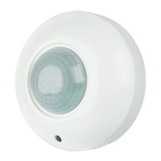 Інфрачервоний датчик руху BIOM IRM-03W max 1200Вт 360°, стельовий, білий (00-00018916)