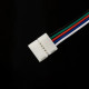 Конектор для світлодіодних стрічок OEM SC-21-SW-12-5 10mm RGBW joint wire (дріт-затискач) (00-00012222)