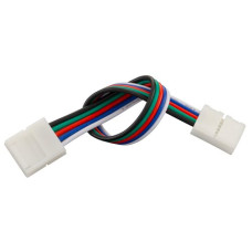 Конектор для світлодіодних стрічок OEM SC-22-SW-15-5 10mm RGBW 2joints wire (дріт-2 затискач) (00-00012223)