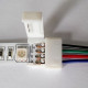 Конектор для світлодіодних стрічок OEM SC-08-SW-10-4 10mm RGB joint wire (00-00000477)