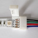 Конектор для свiтлодiодних стрiчок OEM SC-09-SWS-10-4 10mm RGB 2joints wire (дрiт-2 затискача) (00-00000566)