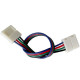 Конектор для свiтлодiодних стрiчок OEM SC-09-SWS-10-4 10mm RGB 2joints wire (дрiт-2 затискача) (00-00000566)