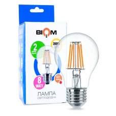 Свiтлодiодна лампа Biom Filament FL-311 A60 8W E27 2800K (00-00001382)