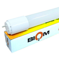 Свiтлодiодна лампа Biom T8-GL-1200-18W CW 6200К G13 скло матове (00-00001308)