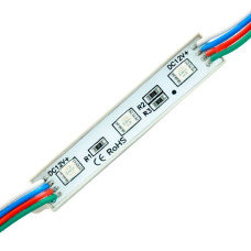 Світлодіодний модуль BRT 5050-3 led W 0.72W RGB, 12В, IP65 silicone (00-00011712)