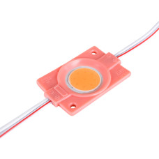 Світлодіодний модуль BRT COB 2.4W круглий PINK, 12В, IP65 рожевий (00-00014569)