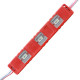 Світлодіодний модуль BRT M2 5630-3 led R 1,2W, 12В, IP65 червоний закритий з лінзою (00-00001463)