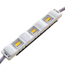 Світлодіодний модуль BRT M2 5630-3 led WW 1,5W 3000K, 12В, IP65 теплий білий закритий з лінзою (00-00001338)