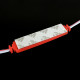 Світлодіодний модуль BRT XG191 5630-3 led W 1,5W RED, 12В, IP65 червоний з лінзою напівсфера (00-00014571)