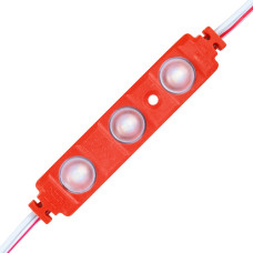Світлодіодний модуль BRT XG191 5630-3 led W 1,5W RED, 12В, IP65 червоний з лінзою напівсфера (00-00014571)