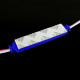Світлодіодний модуль BRT XG192 5630-3 led W 1,5W BLUE, 12В, IP65 синій з лінзою напівсфера (00-00014572)