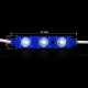 Світлодіодний модуль BRT XG192 5630-3 led W 1,5W BLUE, 12В, IP65 синій з лінзою напівсфера (00-00014572)