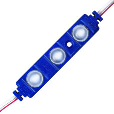 Світлодіодний модуль BRT XG192 5630-3 led W 1,5W BLUE, 12В, IP65 синій з лінзою напівсфера (00-00014572)