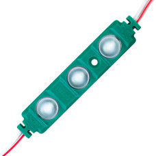 Світлодіодний модуль BRT XG193 5630-3 led W 1,5W GREEN, 12В, IP65 зелений з лінзою напівсфера (00-00014573)