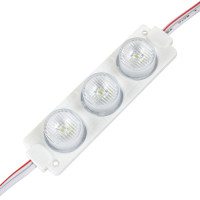 Світлодіодний модуль BRT XG6 3030-3 led W 3W 12В 7000K лінза 3 бочки (00-00014570)