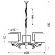 Люстра Candellux 35-04222 DRAGA