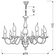 Люстра Candellux 38-96510 BELLAGIO
