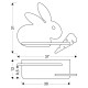 Настінний світильник Candellux 21-84743 Rabbit