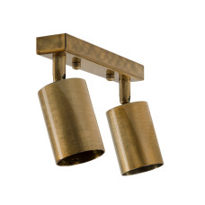 Світильник стельовий (спот) Chime GU10 L90-2 BrushGold (1091226)