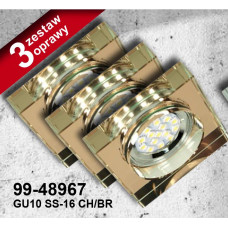 Точковий світильник Candellux 99-48967 SS-17 (набір 3 шт)