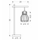 Настільна лампа Candellux 41-80059 BERNITA