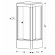 Вуличний світильник Candellux 51-32454 Cissus