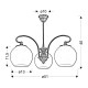 Люстра Candellux 33-69351 ORBIT