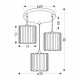 Люстра Candellux 33-21137 GLASSIA