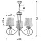 Люстра Candellux 33-21663 ARNIKA