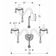 Бра Candellux 22-30276 Cristallo