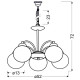 Люстра Candellux 35-25463 TOBAGO