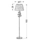Торшер Candellux 51-23506 Denis