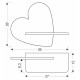 Настінний світильник Candellux 21-03850 Heart