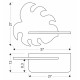 Настінний світильник Candellux 21-01023 Monstera