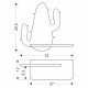 Настінний світильник Candellux 21-00927 Cactus