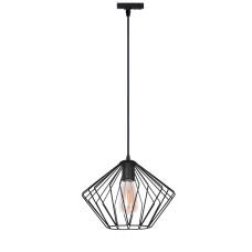 Трековий світильник підвісний Тrack Rhomb-S TP300-1000 Black (5021611)