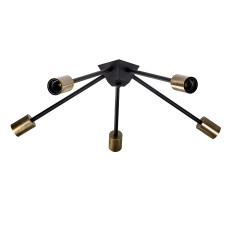 Люстра (світильник стельовий) Attic K-5 C320 Black/BrushGold (1851430)
