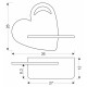 Настінний світильник Candellux 21-03867 Heart