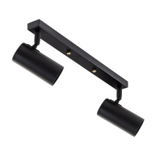 Світильник стельовий (спот) Pelikan GU10 L120-2 Black (1251511)