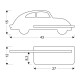 Настінний світильник Candellux 21-84781 Car