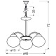 Люстра Candellux 33-25456 TOBAGO