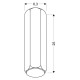 Точковий світильник Candellux 2282800 TUBA
