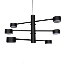Люстра (світильник підвісний) Orbi Dots GX53 P6 610/305 Black  (7041511)