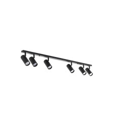 Світильник стельовий (спот) Pelikan GU10 L120-6 Black (1251911)