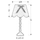 Настільна лампа Candellux 41-28365 VIBU