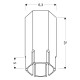 Точковий світильник Candellux 2282824 TUBA