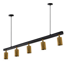 Люстра (світильник підвісний) Chime GU10 СL90-5 Black/BrushGold (1092030)