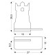 Настінний світильник Candellux 21-85047 TOWER