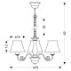 Люстра Candellux 33-73792 ZEFIR